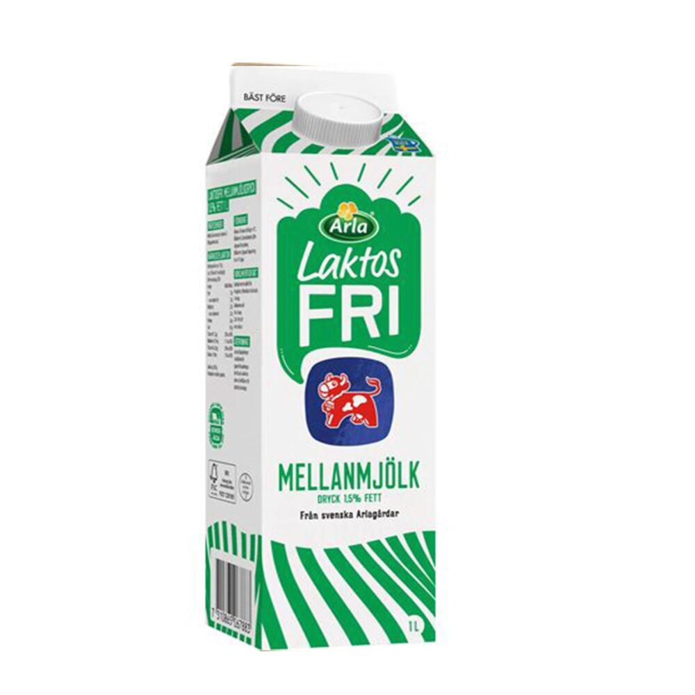 Laktosfri mellanmjölk Arla